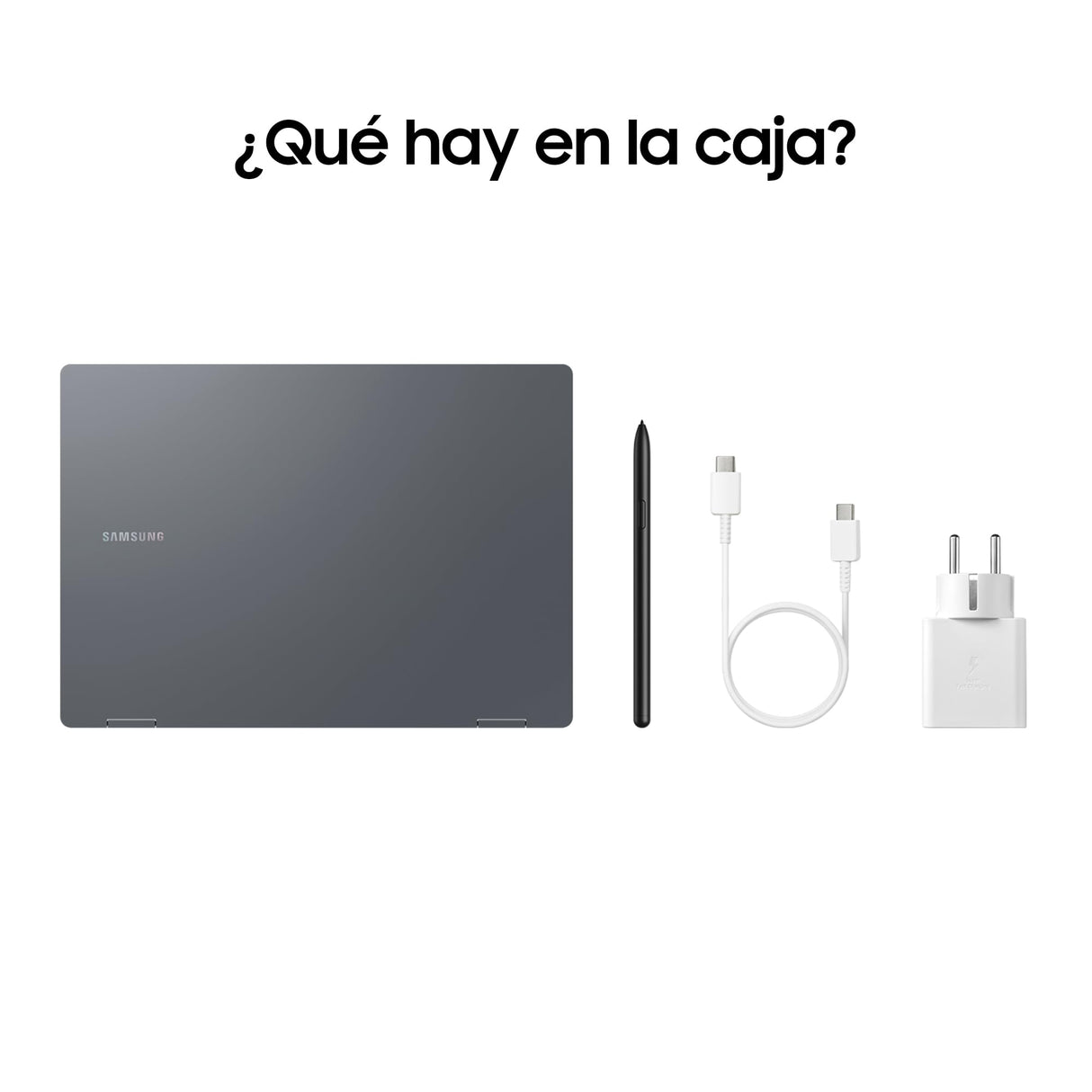 Samsung Galaxy Book4 Pro 360, Ordenador Portátil Convertible 16" HDR, Táctil y S Pen, Intel Core Ultra 7-155H, 16GB RAM, 1TB SSD, Intel ARC Graphics, Windows 11 Home, Gris, Teclado QWERTY Español