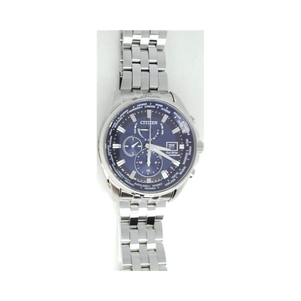 Citizen Reloj Dial Multi para Hombres de Eco-Drive con Correa en Acero Inoxidable AT9030-55L