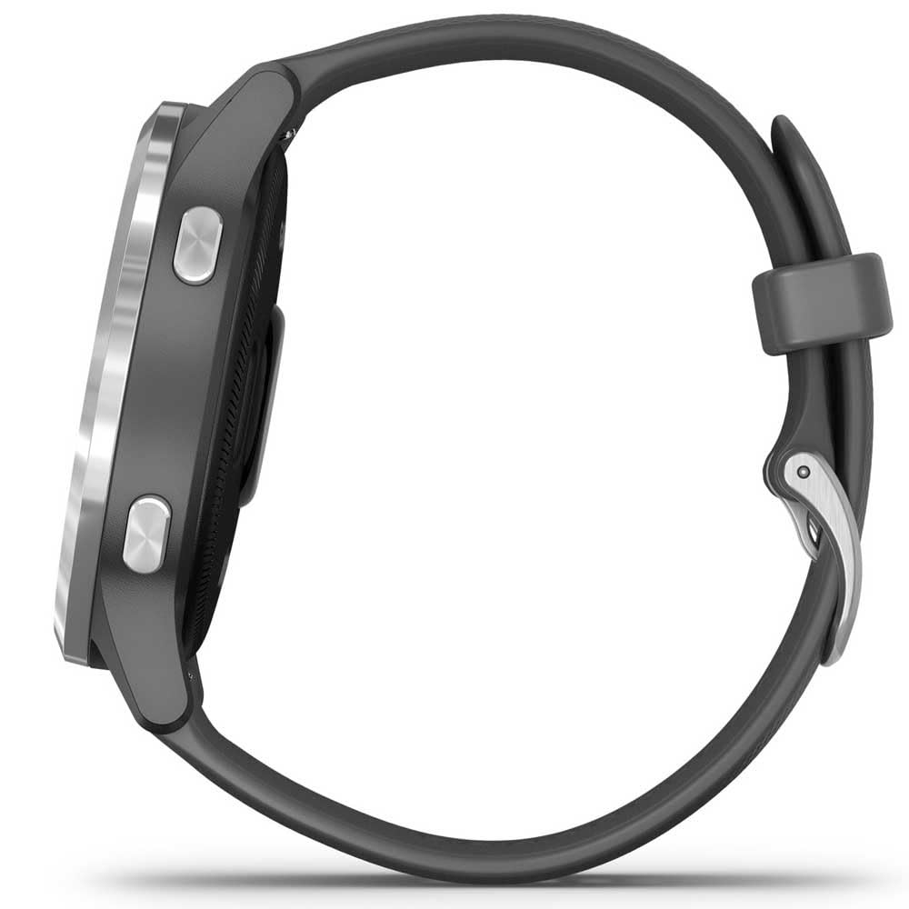 GARMIN Vivoactive 4 Reloj Inteligente con GPS y Funciones de Control de la Salud Durante Todo el Día, Adultos Unisex, Gris, Medium