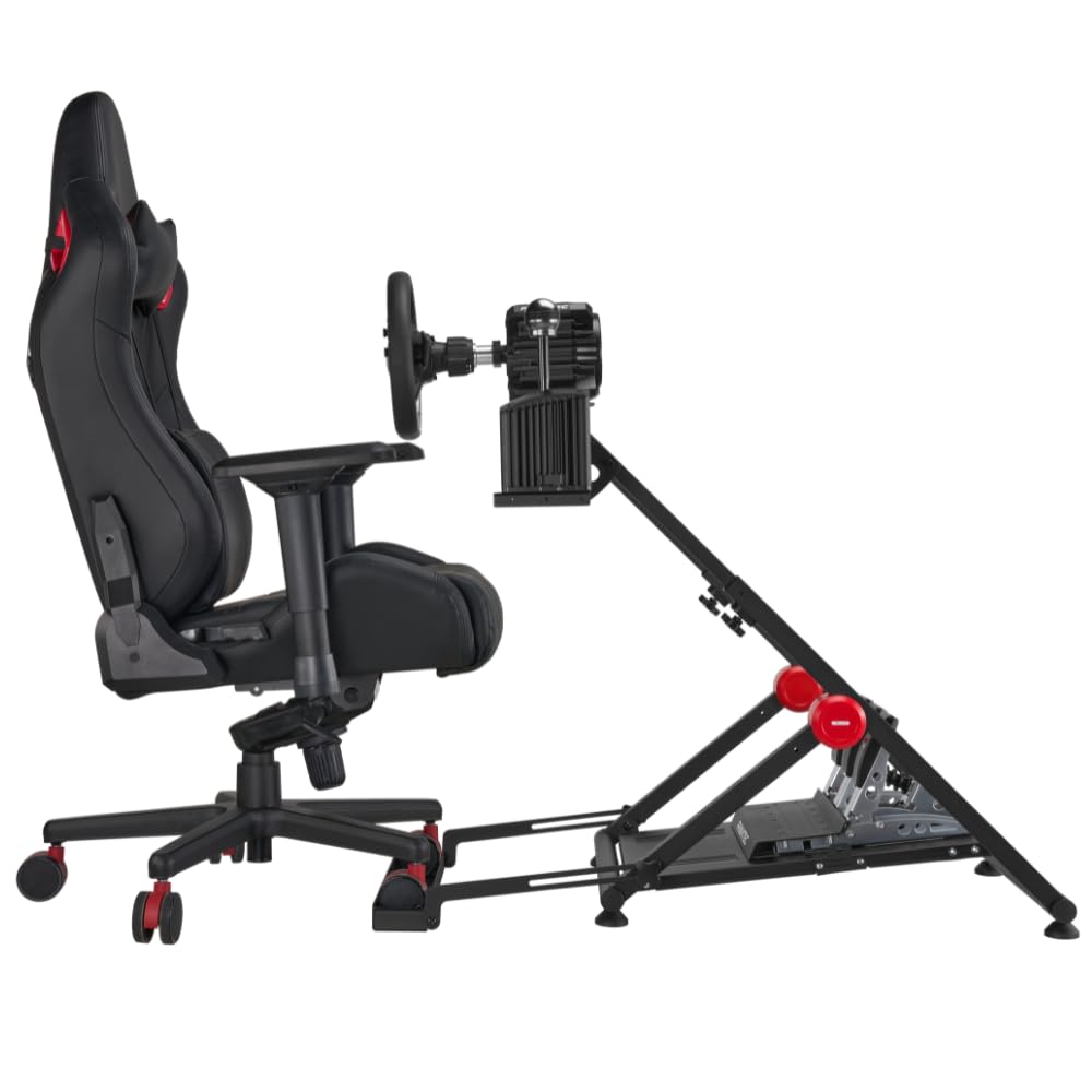 WHEEL STAND GT PRO - Soporte universal para el volante, los platos y las bielas y la caja de cambios compatible con todos los productos Logitech, Thrustmaster y Fanatec.