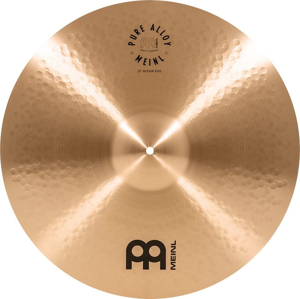 Meinl Cymbals Pure Alloy Cymbal Set - Juego de Platillos de Batería con 14 Hihats, 16 Crash e 20 Ride (35,56-50,80cm) Aleación pura de Bronce, Acabado Tradicional (PA141620)