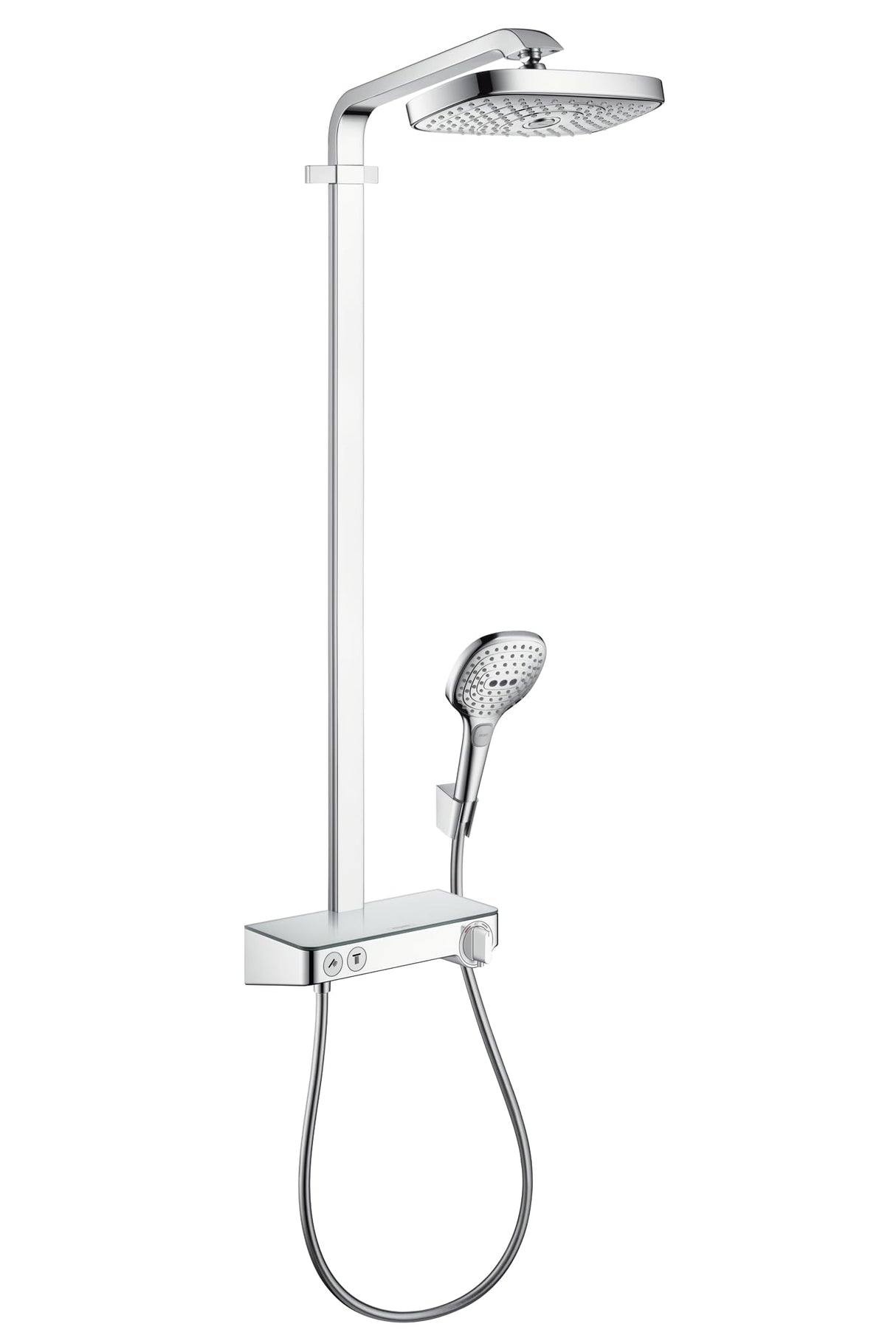 Hansgrohe 27126000 Raindance Select E 300 Columna de Ducha, 3 Tipos de Chorro, Cromo