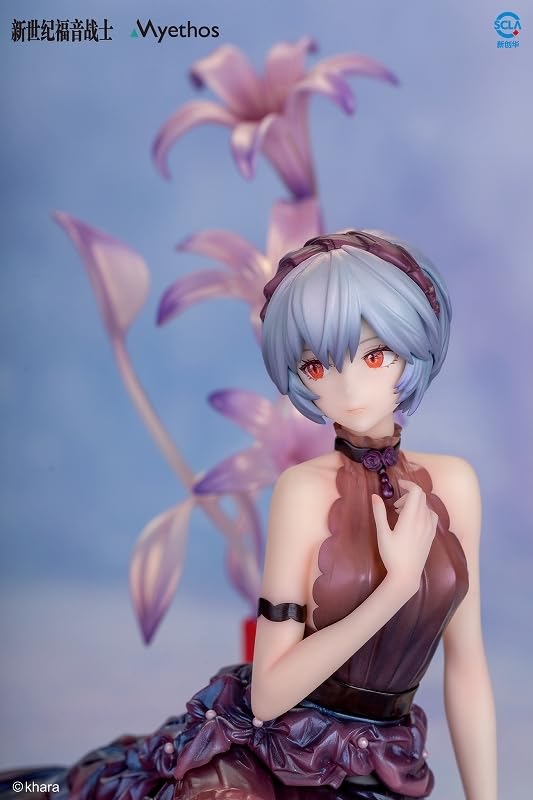 Myethos Evangelion - Estatua de PVC 1/7 Rei Ayanami y Asuka Shikinami Langley: Whisper of Flower Ver. Set