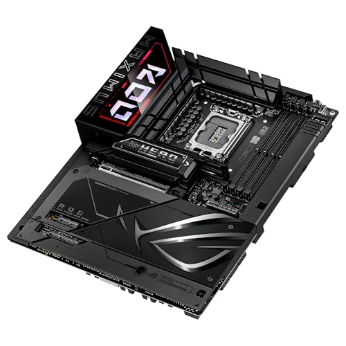 ASUS ROG Maximus Z890 Hero BTF - Placa Base Intel ATX, diseño de Conector Oculto, Ranura de Alta Potencia para gráfica, 22+1+2+2 etapas de Potencia, DDR5, PCIe 5.0 Compatible con GPU Next-Gen