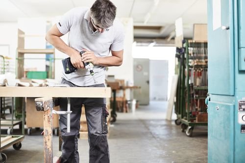 Festool 574702 - Taladro atornillador de percusión de batería QUADRIVE, PDC 18/4 Li 5.2-Plus