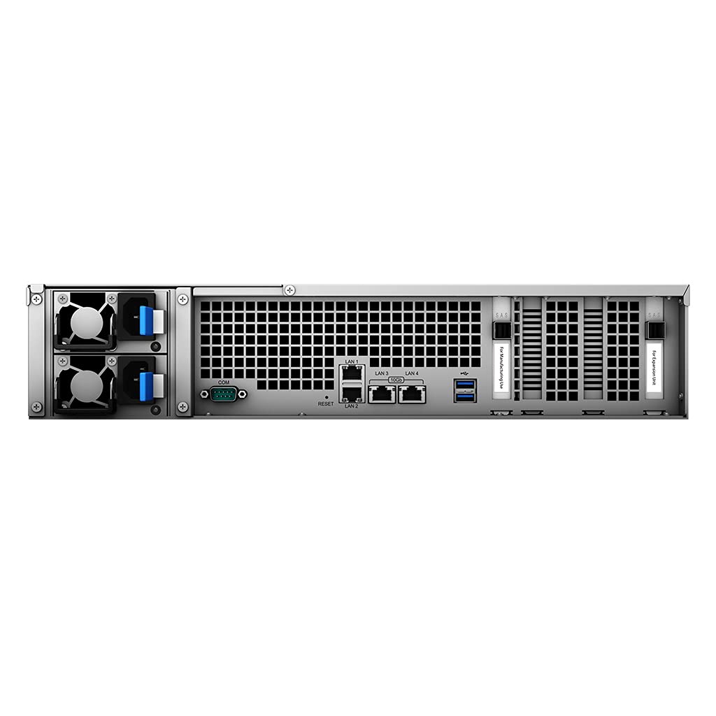 Synology FlashStation FS6400 - NAS Server - 24 Bays - Rack-mountable - Raid 0, 1, 5, 6, 10, JBOD, Raid F1 - RAM 32 GB - Gigabit Ethernet / 10 Gigabit Ethernet - iSCSI - 2U