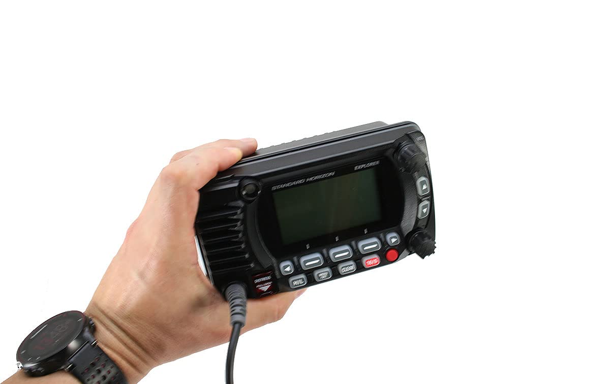 STANDARD_HORIZON NF-210 VHF DSC Clase D Marca Modelo GX1800GPS/E con Receptor GPS Y Posibilidad DE Segunda ESTACIÓN REMOTA, Unisex-Adult, Black