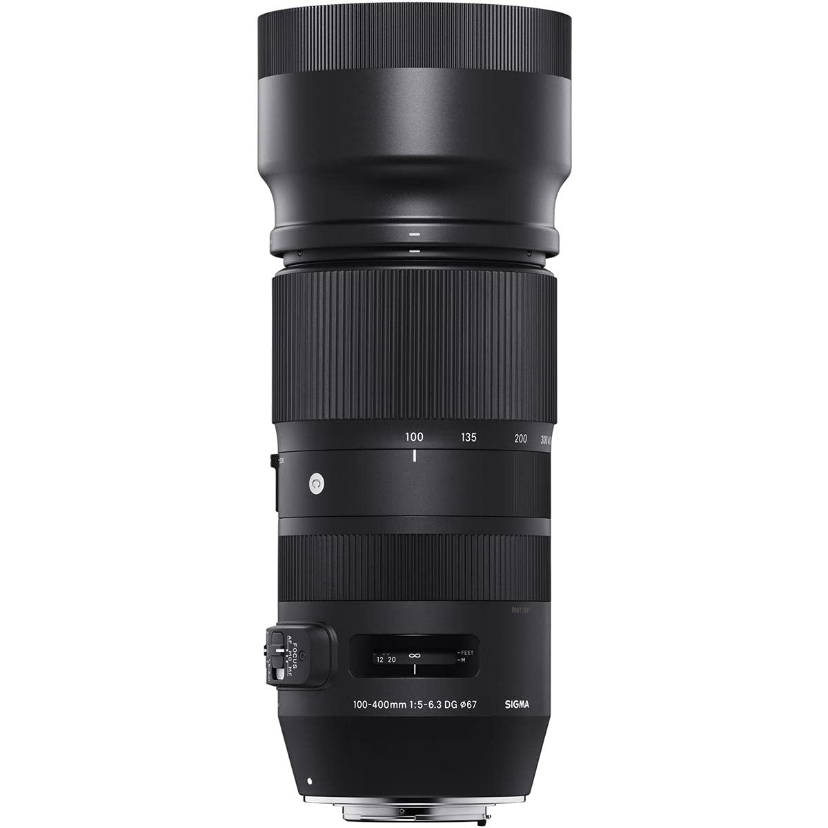 Sigma 100-400mm F5-6.3 DG OS HSM Contemporary para Montura Sigma Negro