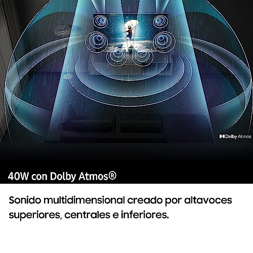 Samsung TV OLED 2023 55S92C 2023 - Smart TV de 55" OLED Quantum HDR, Procesador Quantum 4K con IA, Dolby Atmos® y Motion Xcelerator Turbo+