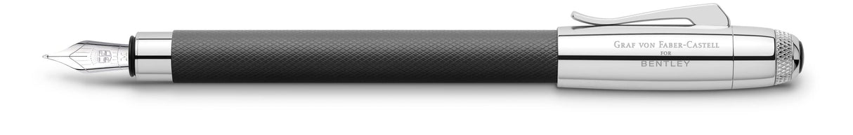 Graf von Faber-Castell Bentley Onyx 141870 - Pluma estilográfica (plumín M, 1 unidad)