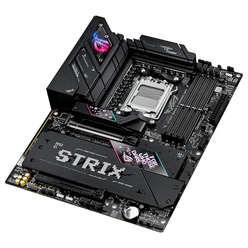 ASUS ROG Strix B850-E Gaming WiFi - Placa Base AMD, 16+2+2 etapas de Potencia, DDR5, Cinco Ranuras M.2, PCIe 5.0, WiFi 7, Puerto USB4 Tipo-C, USB 20 Gbps con PD 3.0 de hasta 30 W y Aura Sync RGB