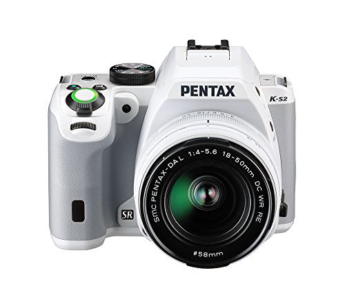 Pentax K-S2+18-50WR - Cámara fotográfica Digital, Color Blanco