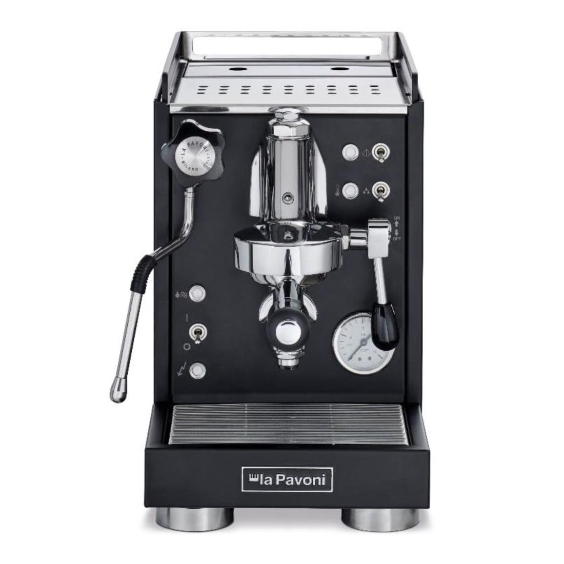 La Pavoni 845714 Cafetera semiprofesional, Stainless Steel, Multicolor