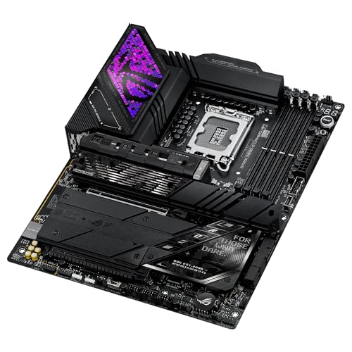 ASUS ROG Strix Z890-E Gaming WiFi - Placa Base ATX, 18+1+2+2 etapas de Potencia, DDR5, PCIe 5.0 Compatible con GPU de última generación, Siete Ranuras M.2, WiFi 7, AI Overclocking, AI Networking II