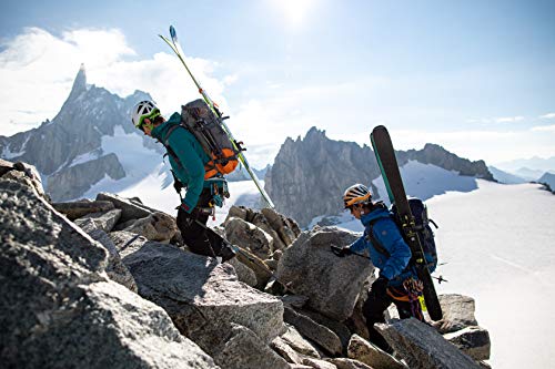 Lowepro Powder BP 500 AW LP37230-PWW - Mochila para exteriores (gris/naranja) para caminar, senderismo, senderismo y deportes de invierno para equipos de foto/video y artículos personales (se adapta a