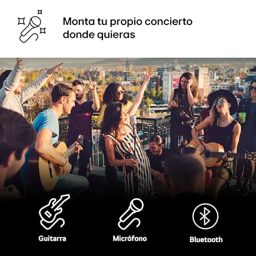 LG XBOOM La Bestia XL9T - Altavoz de Gran Potencia, Bluetooth, USB, Funciones DJ, Karaoke, Iluminación LED, Amplia Conectividad, 2 Altavoces, Negro