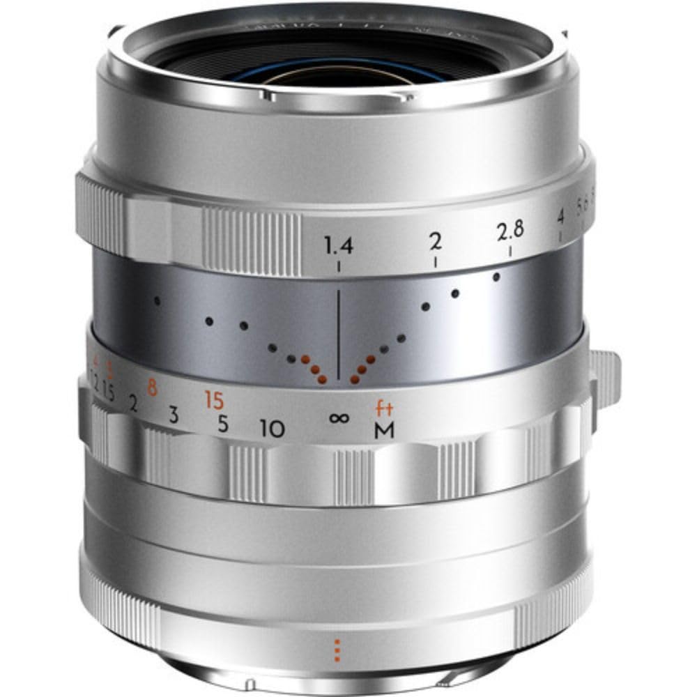 THYPOCH Lente de fotografía de Marco Completo Simera de 28 mm f1.4 para Fujifilm X Mount - Plata