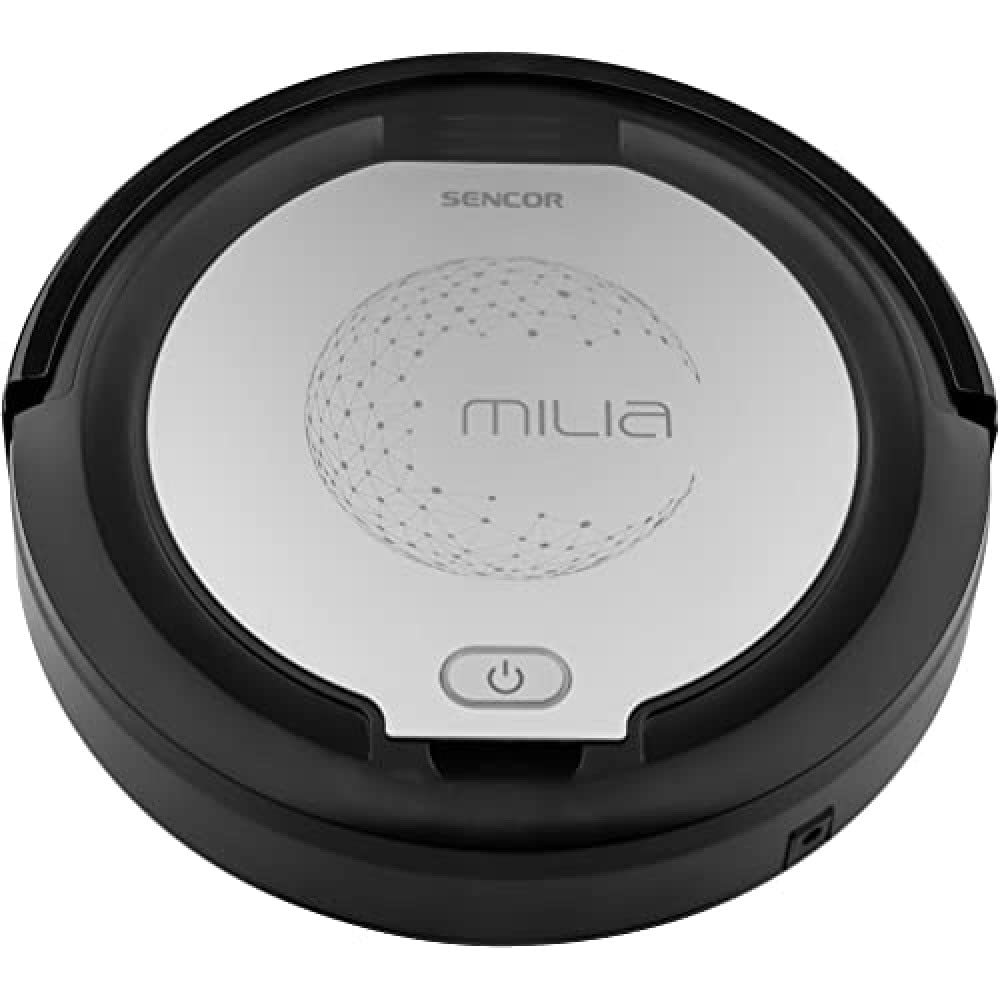 Sencor Robot Aspirador y fregasuelos SRV 1000SL - Limpieza de Alto Rendimiento Multi-Superficie, Ultra Silencioso con Navegación Inteligente y Función Mopa, Ideal para Pelos de Mascotas
