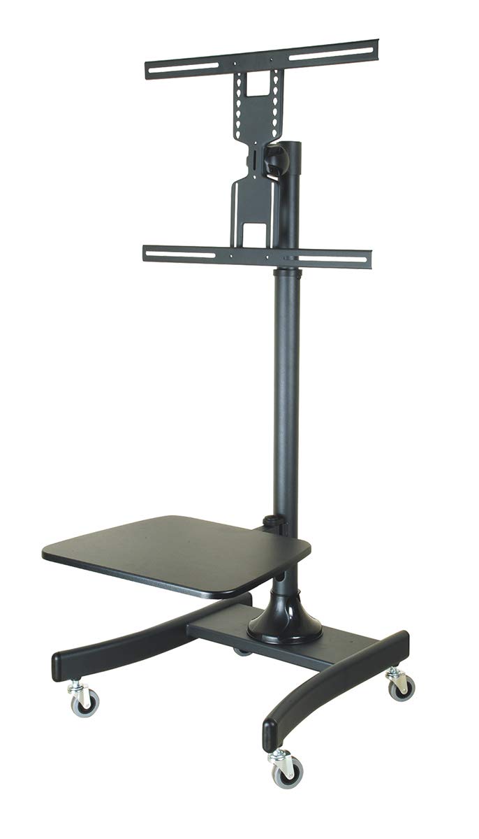 RS PRO Soporte para TV móvil, 600 x 400 mm, VESA, tamaño máximo de Pantalla de 47", Color Negro