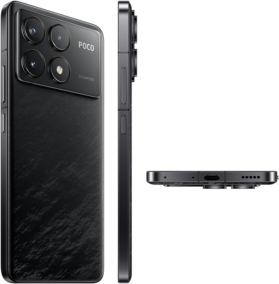 Xiaomi POCO F6 Pro 6.67" AMOLED Pantalla Snapdragon® 8 Gen 2 12 GB + 512 GB, carga de 120 W, 5000 mAh, negro