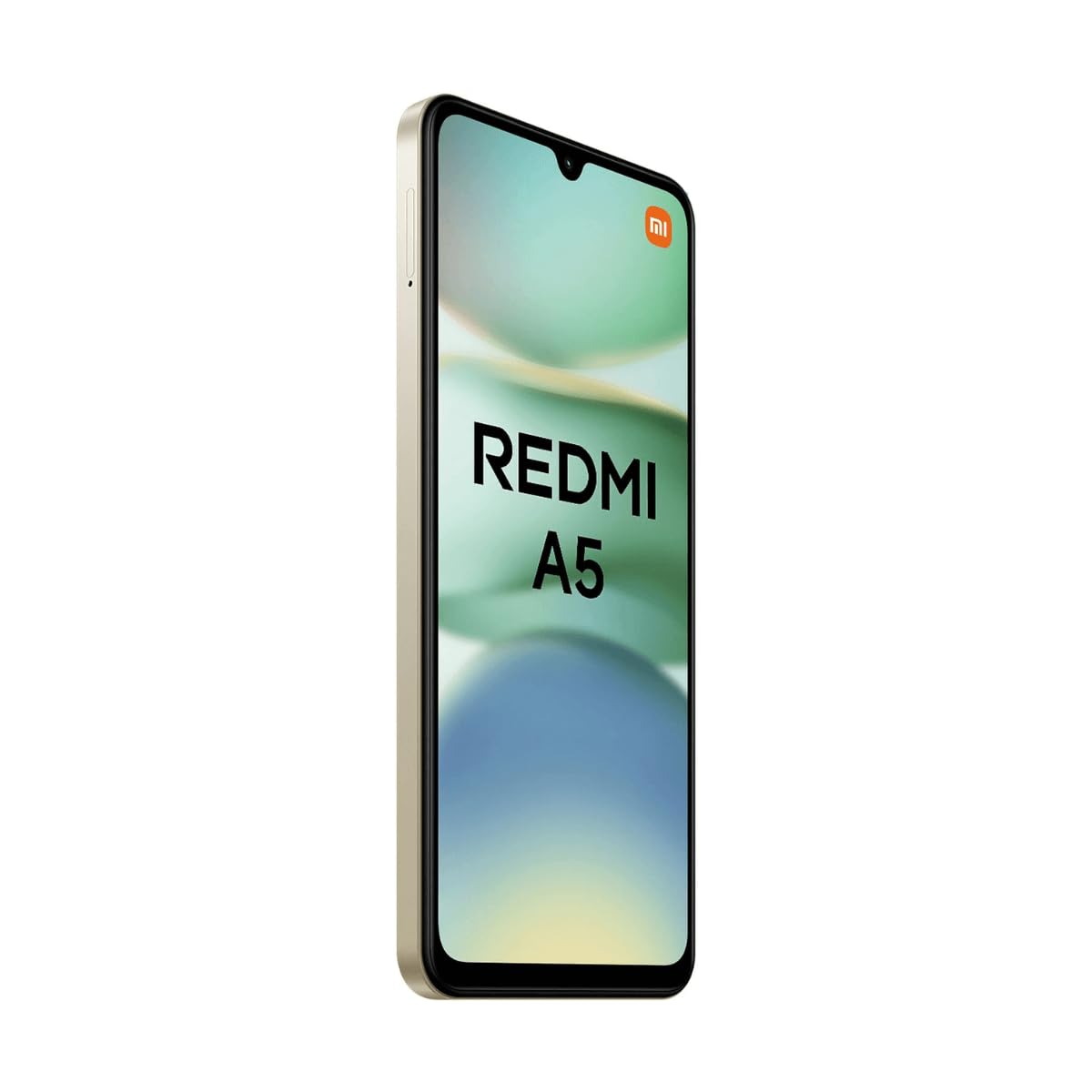XIAOMI Redmi A5 - Smartphone de 4+128GB, Pantalla inmersiva de 6,88" 120 Hz, Potente procesador Octa Core, Cámara Dual AI de 32 MP, 5100 mAh, Cargador no Incluido, Dorado (Versión ES)
