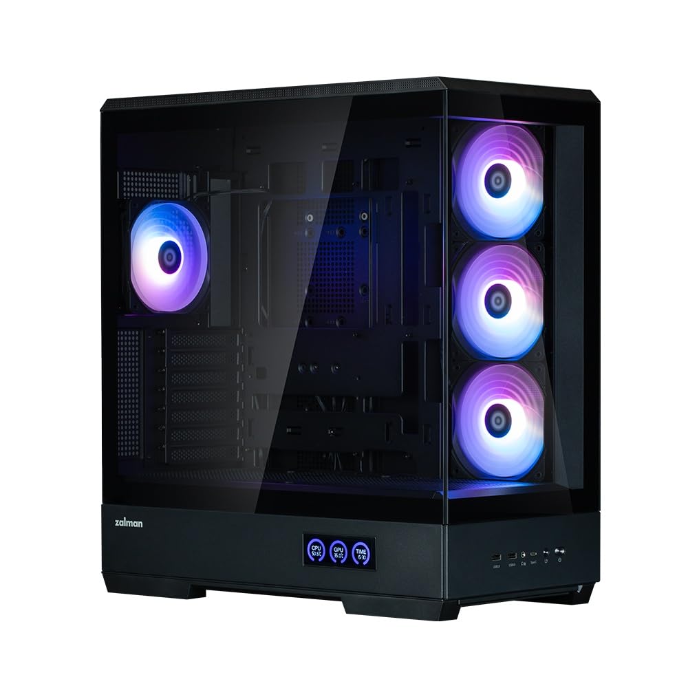 Caja panorámica para PC Zalman P50 DS (Negro)