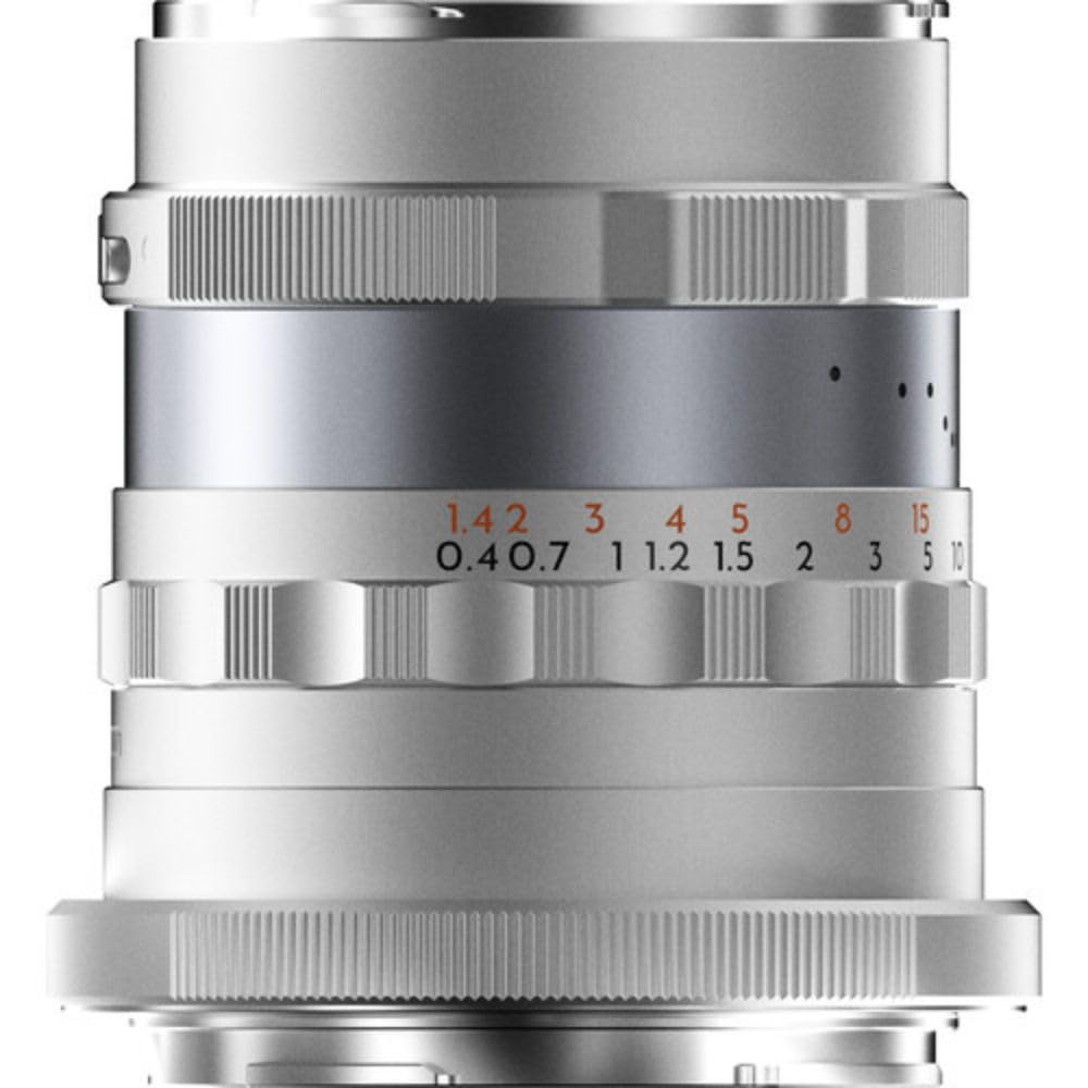 Thypoch Lente de fotografía de fotograma Completo Simera 28 mm f1.4 para Montura Nikon Z, Color Plateado
