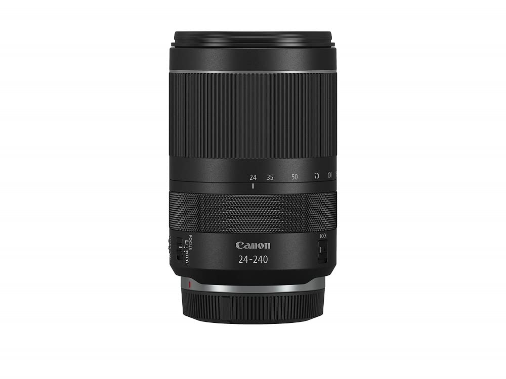 Canon RF 24-240mm f/4-6.3 IS Nano USM - Objetivo para cámara (Longitud Focal de 24 a 240 mm, Enfoque Nano USM, estabilizador de Imagen de 5 Pasos) Negro