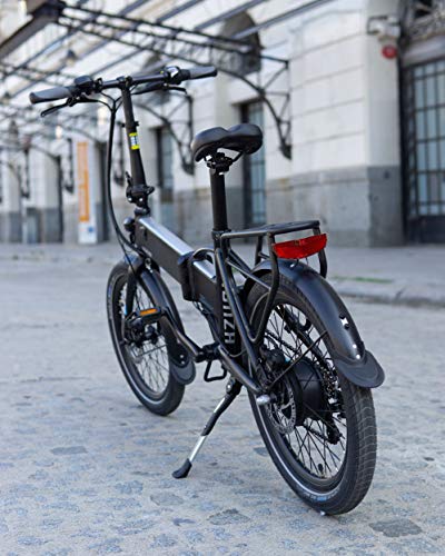 Legend EBIKES Monza Bicicleta Eléctrica Plegable Batería Extraíble 25km/h, 250W, E Bike 6 Velocidades, Bicicleta Electrica Urbana Ruedas 20" Bicicletas Electricas Frenos Hidráulicos, Bici Smartbike
