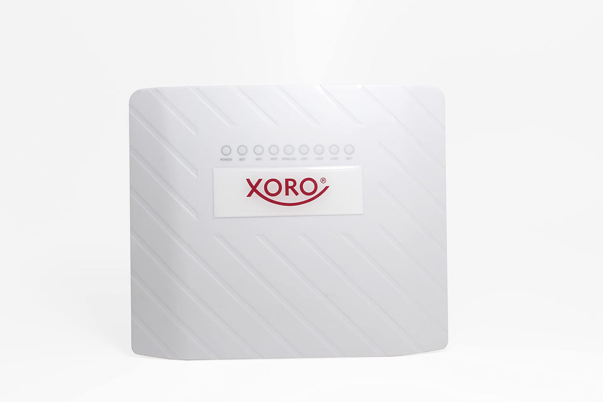 XORO MLT 400 - Sistema de Antena WiFi 4G LTE para caravanas y autocaravanas, función de Punto de Acceso WiFi, Tarjeta SIM en el Router, Interfaz Web, Incluye Cable