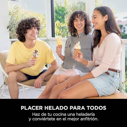 Ninja Swirl by CREAMi máquina de helados y máquina de yogurt helado con 2 tarrinas, 13 funciones, prepara helado, helado cremoso, gelato, sorbete, batido y más, opción de extras, Plata, NC701EU