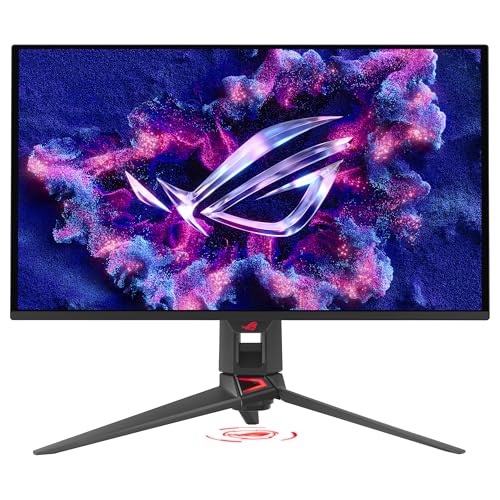 ASUS ROG Swift OLED PG27UCDM - Monitor Gaming de 27" 4K QD-OLED, 240Hz, 0.03ms, Anti-Flicker 2.0, disipador de Calor, Care Pro, Neo Proximity Sensor, DisplayWidget Center, DisplayPort 2.1a