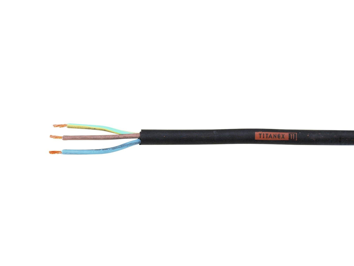 Titanex Cable de alimentación 3 x 2,5 100 m H07RN-F