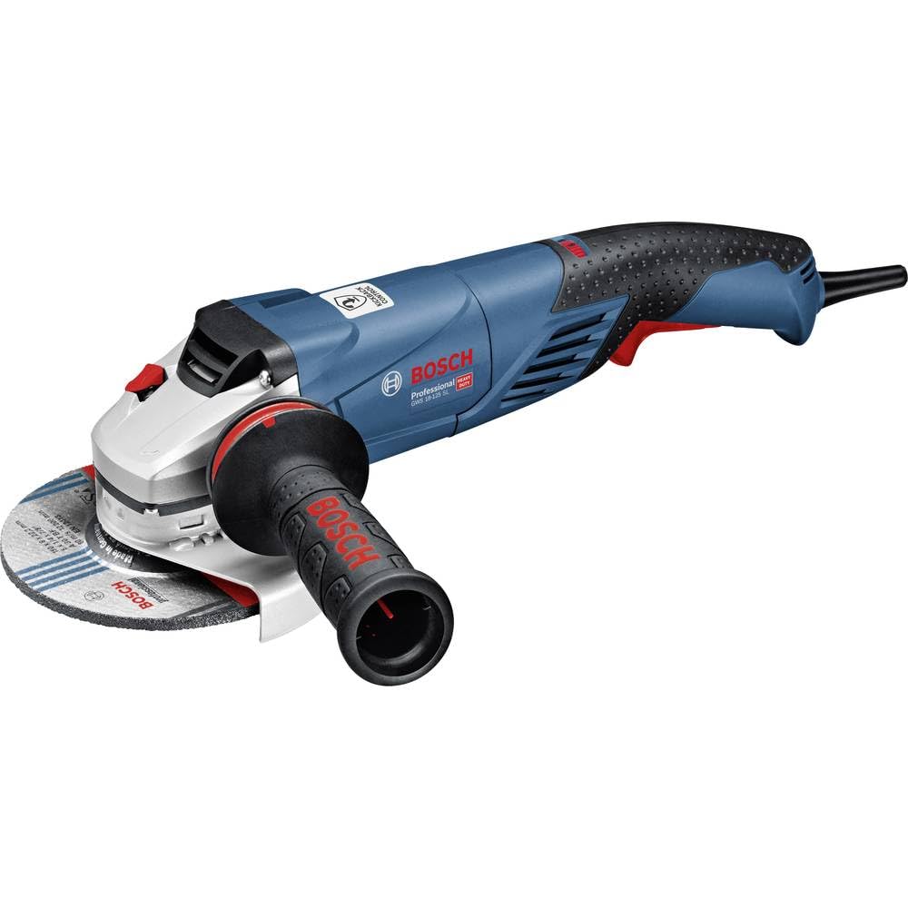Bosch Professional GWS 18-125 SPL - Amoladora angular (1800 W, Ø disco 125 mm, Antivibration, velocidad variable, hombre muerto, en caja)
