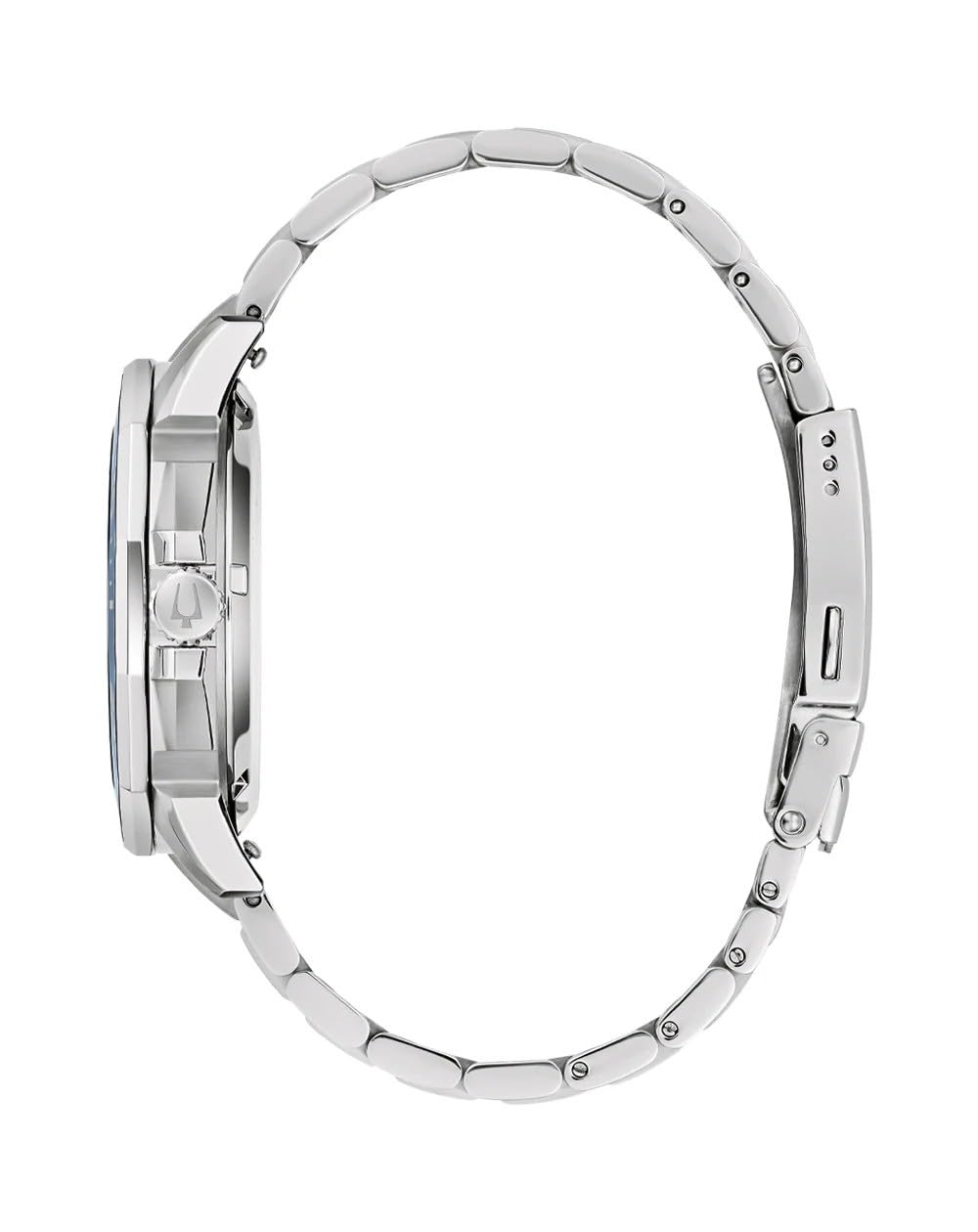 Bulova Reloj Analógico para Hombre de Cuarzo con Correa en Acero Inoxidable 96B433