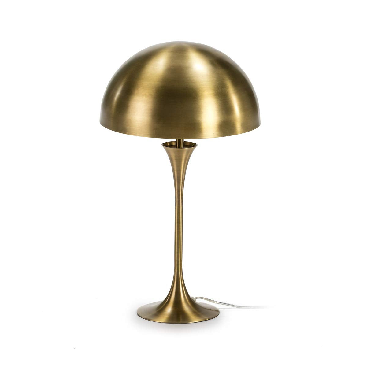 LAMPARA SOBREMESA 30X30X53 METAL DORADO