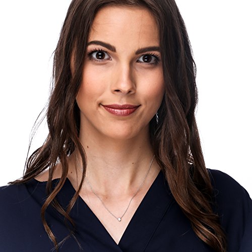 Orphelia Collar con colgante Mujer oro blanco - KD-2034