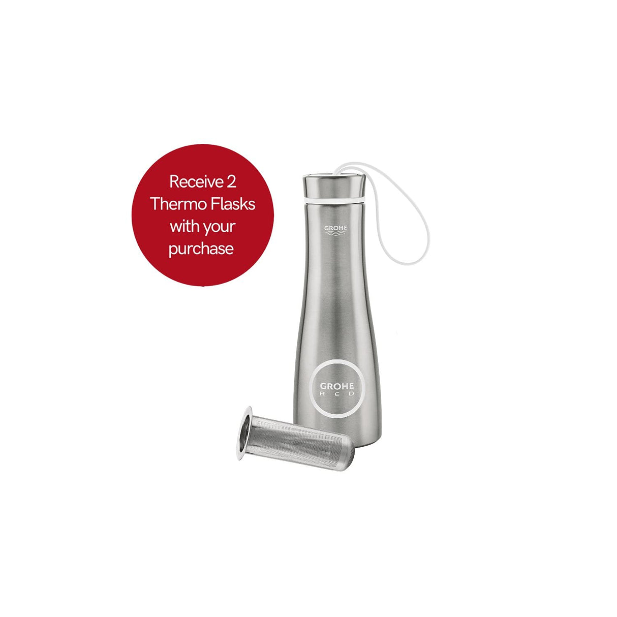 Grohe Blue Home Starter Kit - grifo de cocina con filtro de agua, caño en C (31541000)