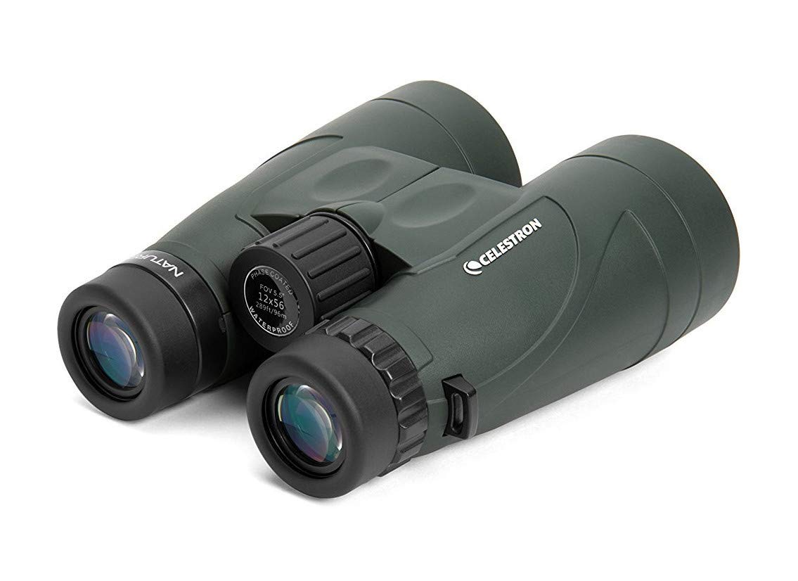 Celestron 71336 Nature DX 12x56: prismáticos con prisma BaK-4, verde