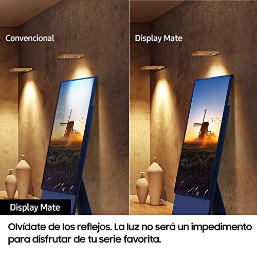 SAMSUNG TV The Sero 2023 43LS05B Smart TV de 43" con Display Mate, Primer TV Vertical, Tecnología Quantum dot, Potente sistema de audio y SolarCell Remote Control