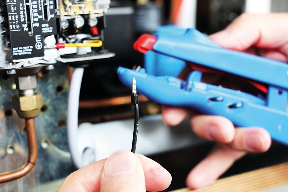 WEICON Tools Duo-Crimp No. 300 - Pelacables multifunción con cortador lateral y función de engarce (12 unidades)