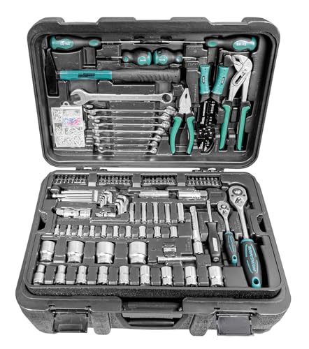 Mannesmann - M29070 - Maletín de herramientas móvil, 122 piezas