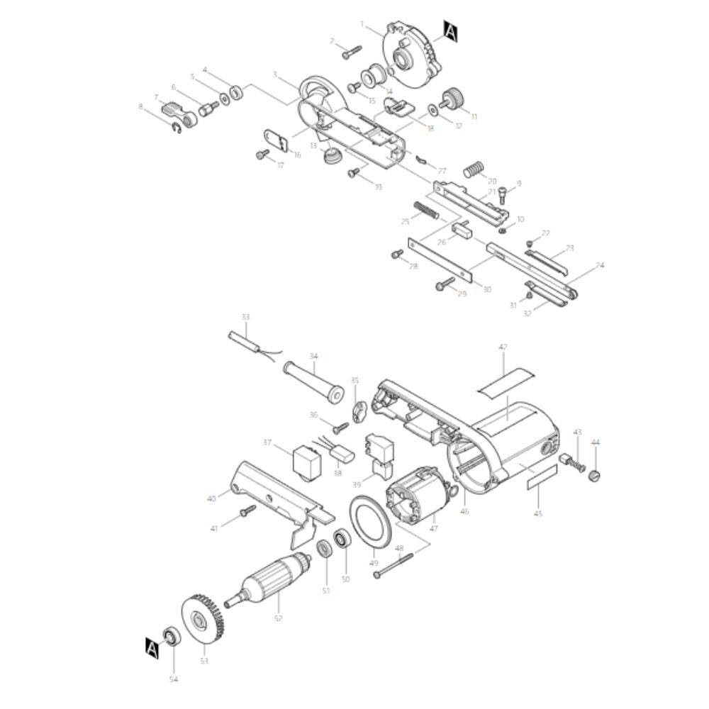 Makita 9032 - Lijadora De Banda 9X533Mm