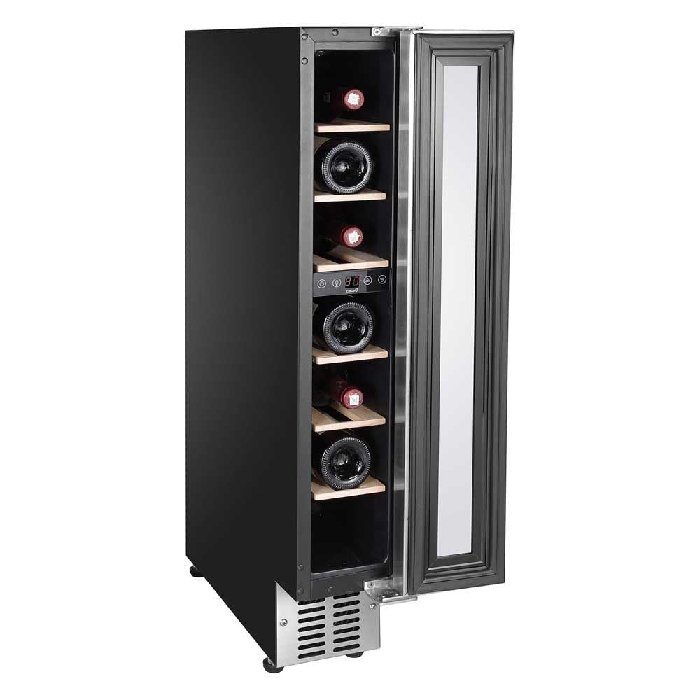 CATA | Vinoteca |Modelo VI 15107 X | Vinoteca no Frost de Encastre | Capacidad para 7 Botellas | Ancho de 15 cm | Clase de Eficiencia nergética G | Con Soportes Regulables para la Altura