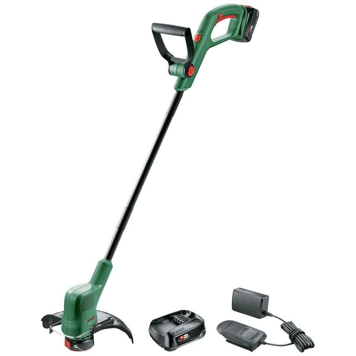 Bosch cortabordes con batería EasyGrassCut 18V-260 (para recortar el césped; sistema de 18 voltios; diámetro de corte: 26 cm; Kit)