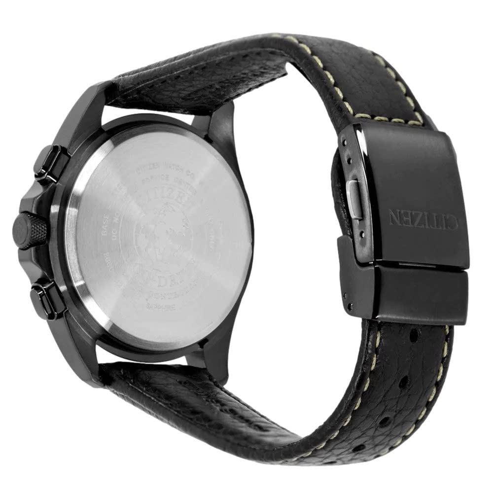 Citizen Reloj Cronógrafo para Hombres de Eco-Drive con Correa en Cuero CB5925-15E