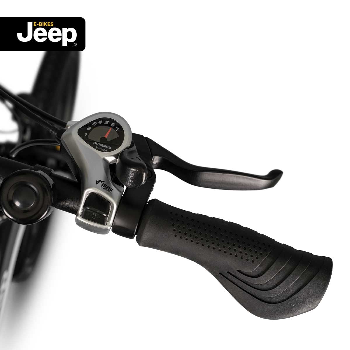 Jeep FFR 7050 Bicicleta eléctrica, Unisex Adulto, Negro, 20 Inches