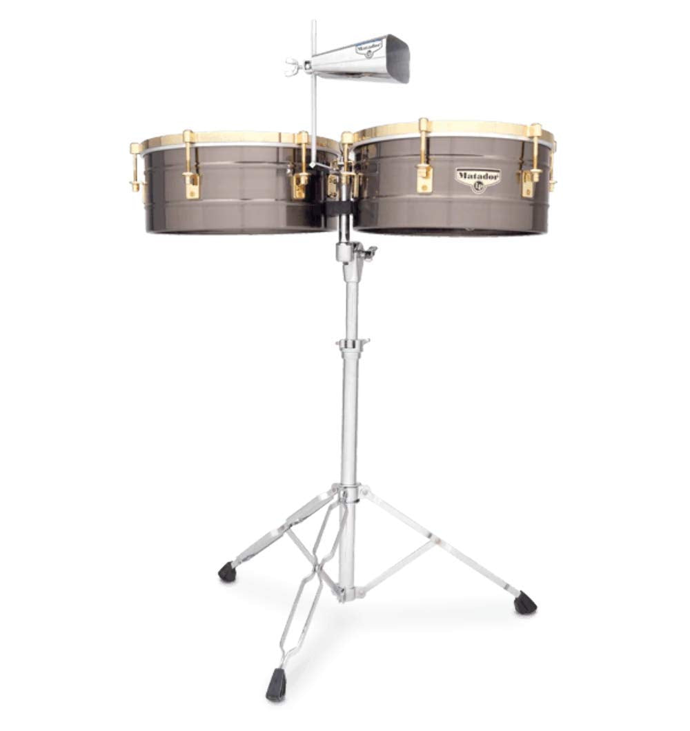 LP Latin Percussion M257-BNG - Timbales con cascos de acero