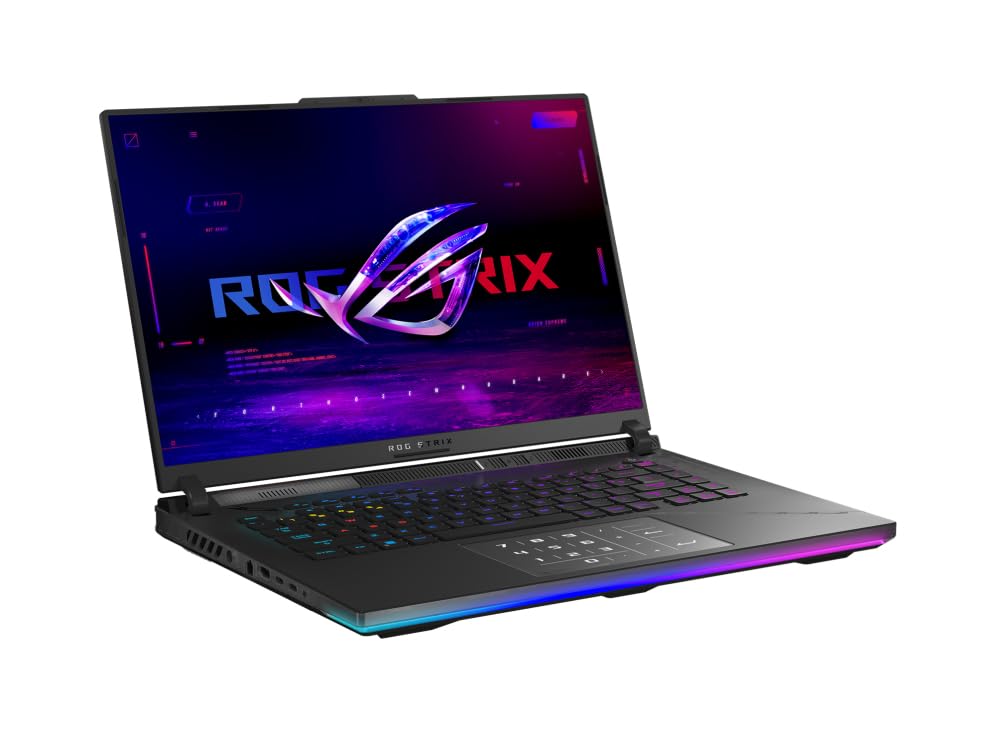 ASUS ROG Strix Scar 16 G634JZ-NM010W - Ordenador Portátil 16" WQXGA 240Hz (Intel Core i9-13980HX, 32GB RAM, 2TB SSD, NVIDIA RTX 4080 12GB, Windows 11 Home) Negro - Teclado QWERTY español