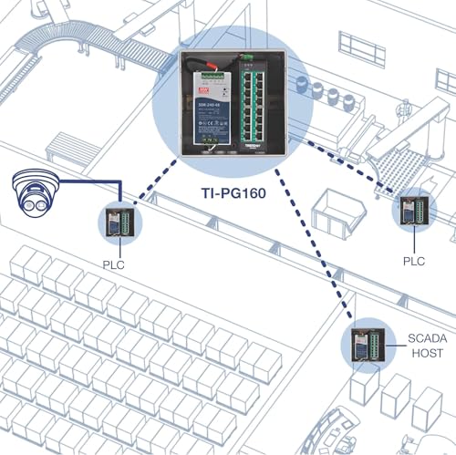 Trendnet TI-PG160 switch No administrado - Switch de red (No administrado)